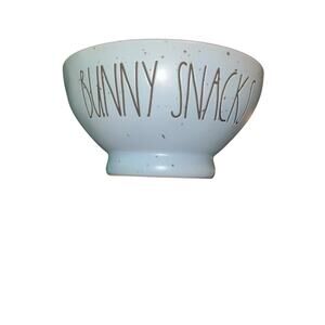 RAE DUNN Bunny Snacks Easter Eggs Speckled Bowls Set of 2